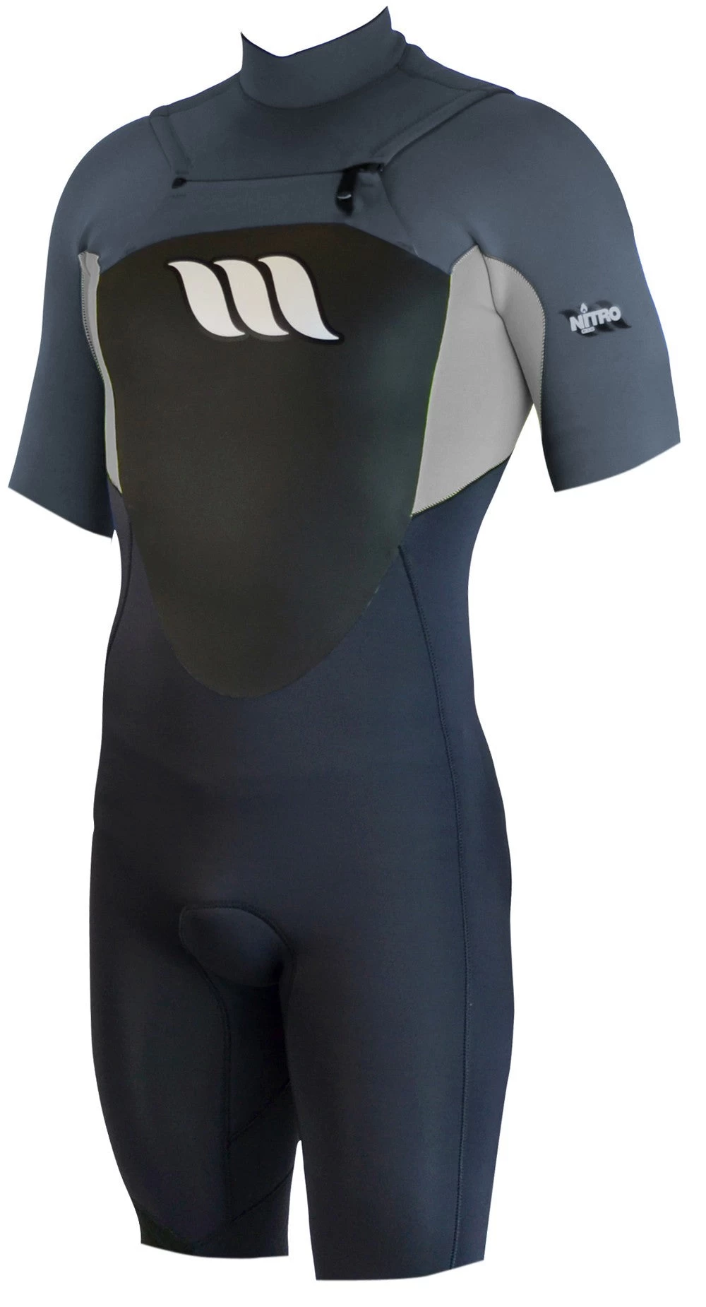 WEST - Combinaison Surf - Nitro Shorty 2/2mm Front Zip - Graphite 3 WEST - Combinaison Surf - Nitro Shorty 2/2mm Front Zip - Graphite