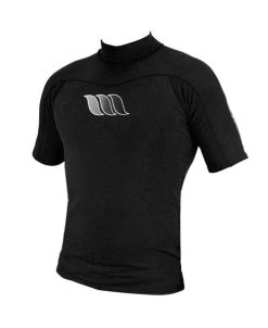 WEST - Lycra Manches Courtes - UV Flex Rashguard - Black