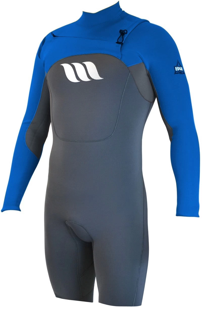 WEST - Combinaison Surf - Edge Spring Suit Manches Longues 2/2mm Front Zip - Blue 3 WEST - Combinaison Surf - Edge Spring Suit Manches Longues 2/2mm Front Zip - Blue