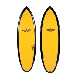 BOARDWORKS - Planche De Surf Von Sol Shadow Yellow / Black (epoxy)