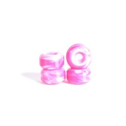 Roues Skateboard - YOCAHER 52x30mm 99a - Swirl White/Pink
