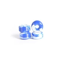 Roues Skateboard - YOCAHER 52x30mm 99a - Swirl Blue/White