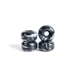 Roues Skateboard - YOCAHER 52x30mm 99a - Black/White Swirl