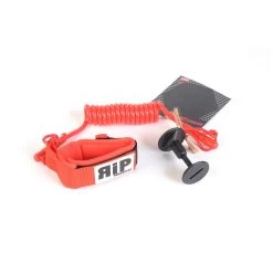 RIP - Leash Poignet Bodyboard No Swivel - Neon Red -Board Sport Soldes 11481