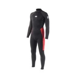 WEST - Combinaison Surf - Enforcer-S Back Zip 3/2mm - Black / Red