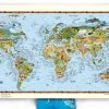 Awesome Maps - Poster Carte Du Monde - Surf Trip Re-writable -Board Sport Soldes 12450