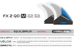 SCARFINI FX2 - Equilibrium Quad Carbon Set Taille M - Futures 7 SCARFINI FX2 - Equilibrium Quad Carbon Set Taille M - Futures -Board Sport Soldes 1279