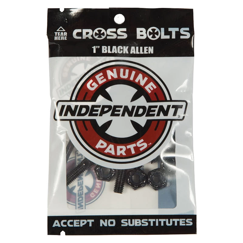 Independent - Pack De 8 Vis - Allen 1 Inch - Black 3 Independent - Pack De 8 Vis - Allen 1 Inch - Black