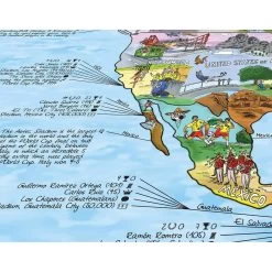 Awesome Maps - Poster Carte Du Monde Football Map Re-writable -Board Sport Soldes 13118