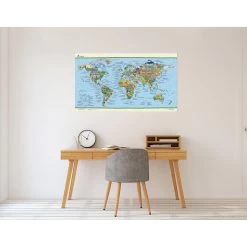Awesome Maps - Poster Carte Du Monde Football Map Re-writable -Board Sport Soldes 13119