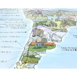 Awesome Maps - Poster Carte Du Monde Hiking Map Re-writable 11 Awesome Maps - Poster Carte Du Monde Hiking Map Re-writable -Board Sport Soldes 13124