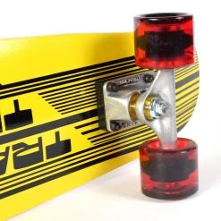 TRACKER Skateboard - Classic Small Wing Cruizer - Yellow 29' (73 Cm) - Red Wheels 8 TRACKER Skateboard - Classic Small Wing Cruizer - Yellow 29' (73 Cm) - Red Wheels -Board Sport Soldes 13156