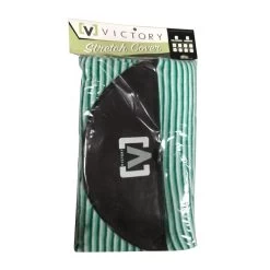 VICTORY - Housse Chaussette Longboard - 10' - Black / Green