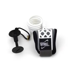 GYROLL - Leash Poignet Bodyboard Wrist Leash - White
