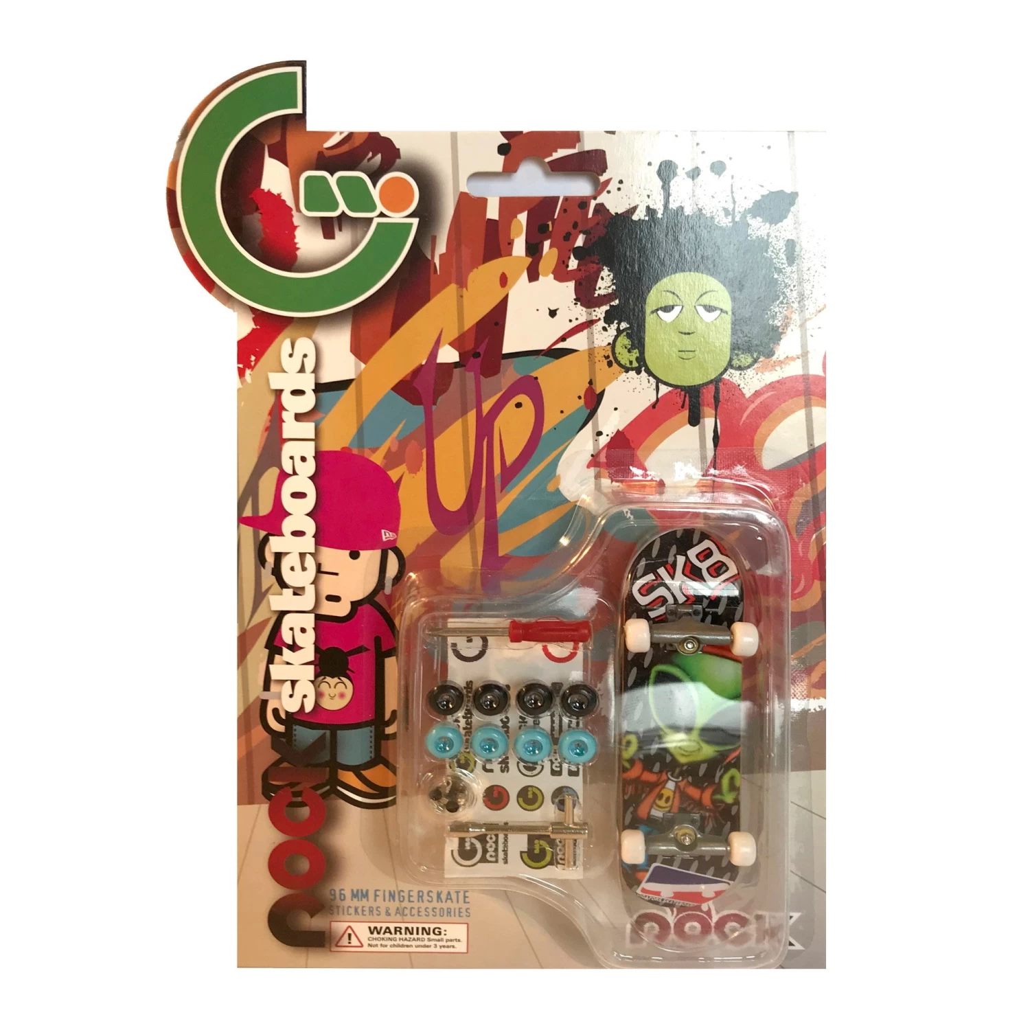 Rock Deck Fingerskate - Shortys 3 Rock Deck Fingerskate - Shortys