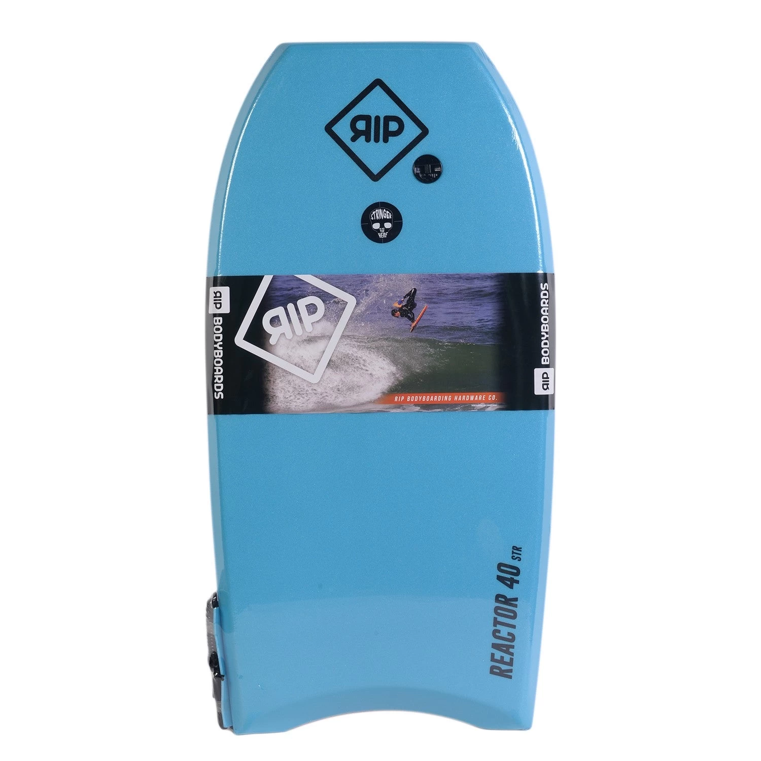 RIP Bodyboard - Reactor Stringer Avec Leash (EPS) - Blue / Orange 3 RIP Bodyboard - Reactor Stringer Avec Leash (EPS) - Blue / Orange
