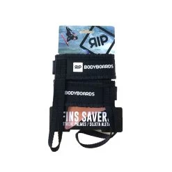RIP Bodyboard - Paire De Leash Palmes - Fin Savers Black