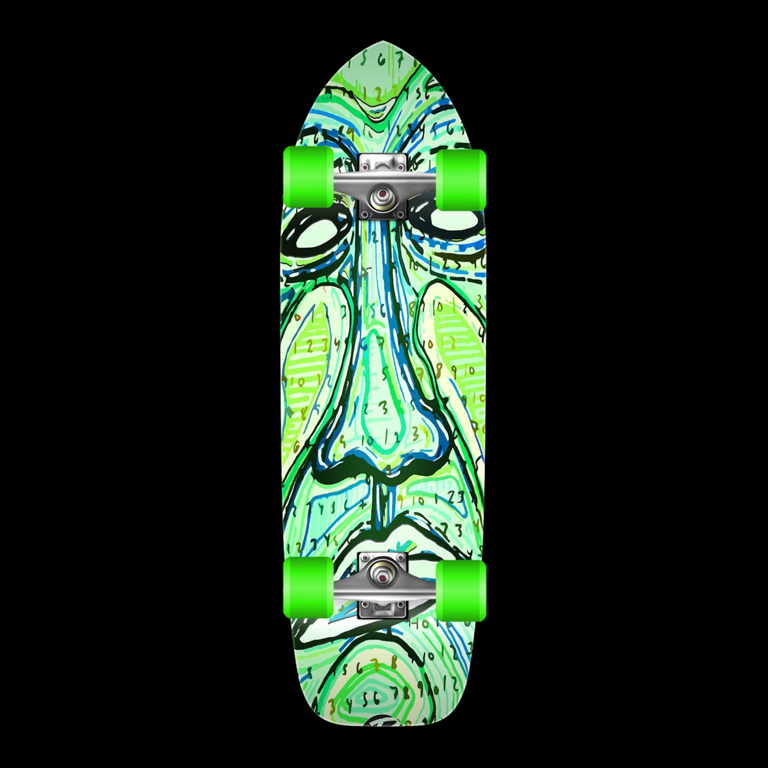 YOCAHER Countdown - Old School Cruiser - Planche Complete 3 YOCAHER Countdown - Old School Cruiser - Planche Complete