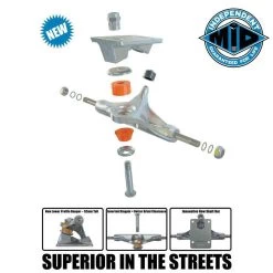 Independent - Truck Polished Mid 149 -Board Sport Soldes 15784