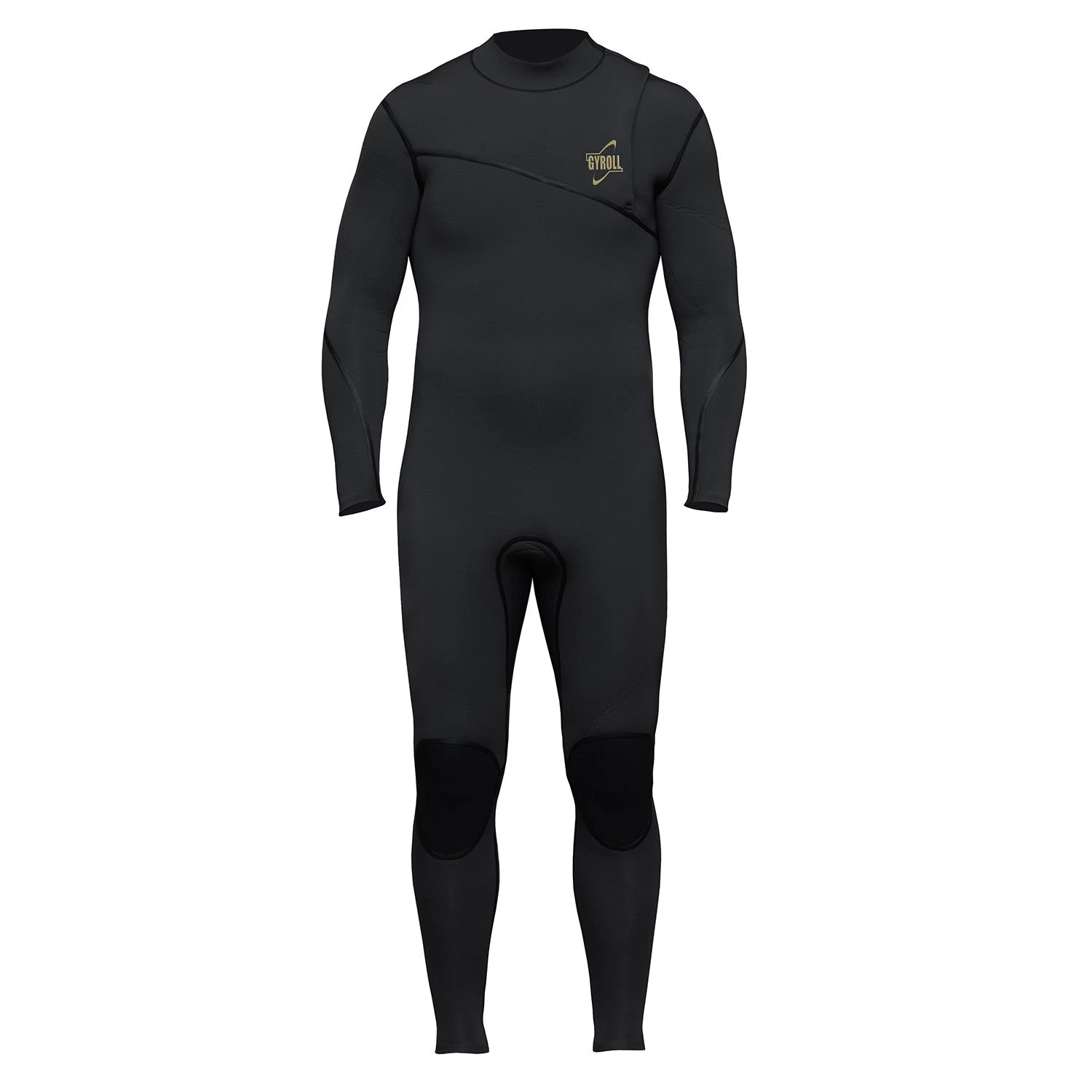 GYROLL Wetsuit - 4/3mm Shield Zipperless - Black / Gold 3 GYROLL Wetsuit - 4/3mm Shield Zipperless - Black / Gold