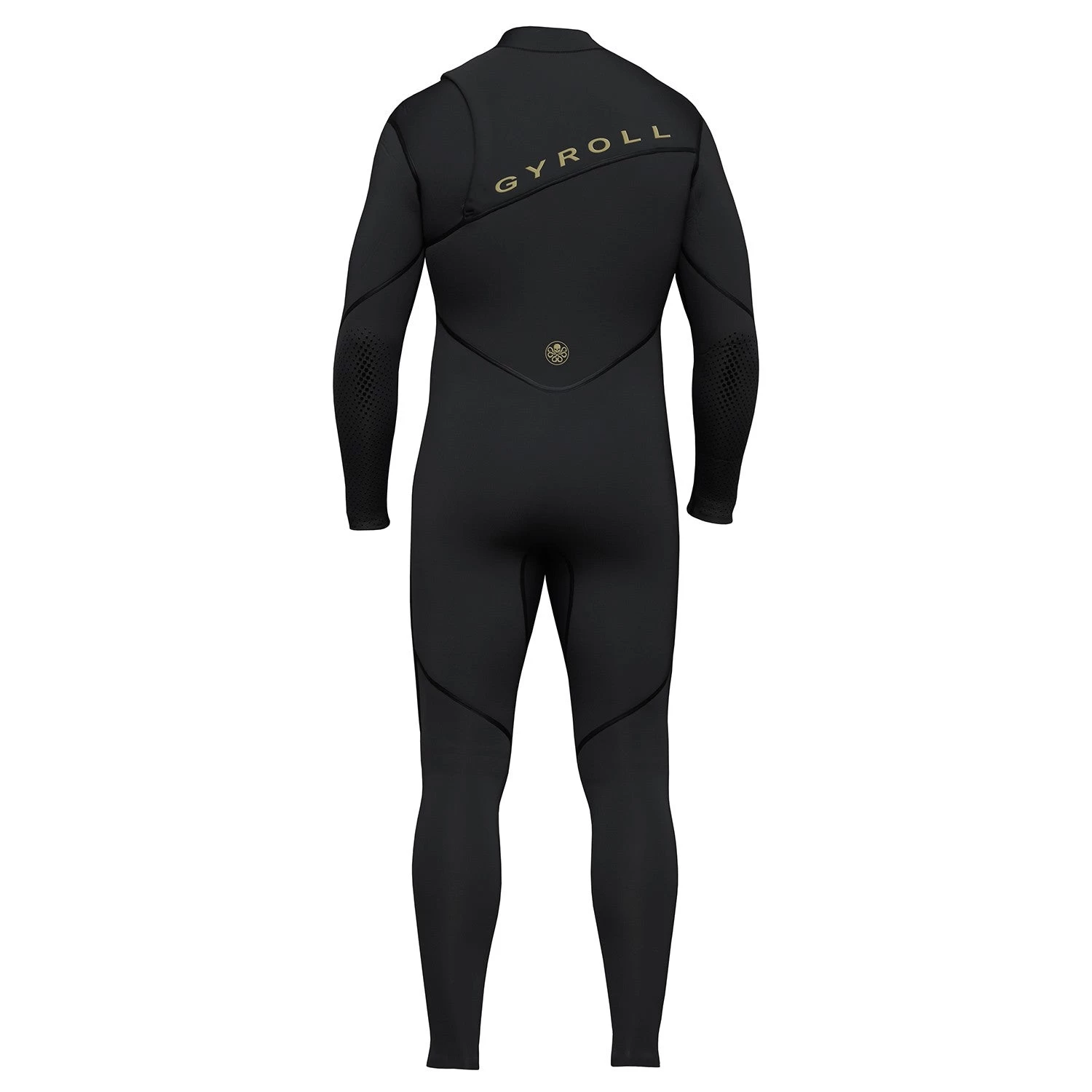 GYROLL Wetsuit - 3/2mm Shield Zipperless - Black / Gold 4 GYROLL Wetsuit - 3/2mm Shield Zipperless - Black / Gold – Image 2