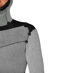 GYROLL Wetsuit - 5/4mm Shield Hooded Chest Zip - Black -Board Sport Soldes 15909