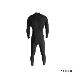 7TILL8 - Combinaison 4-3 MM - Front Zip - Fullsuit Black -Board Sport Soldes 15963