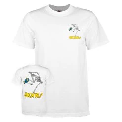 Bones Tshirt - Skeleton Tee - White