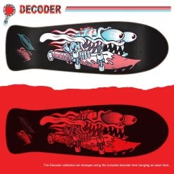 Santa Cruz - Slasher Decoder Reissue Deck 10x31 Inch - Black -Board Sport Soldes 16416