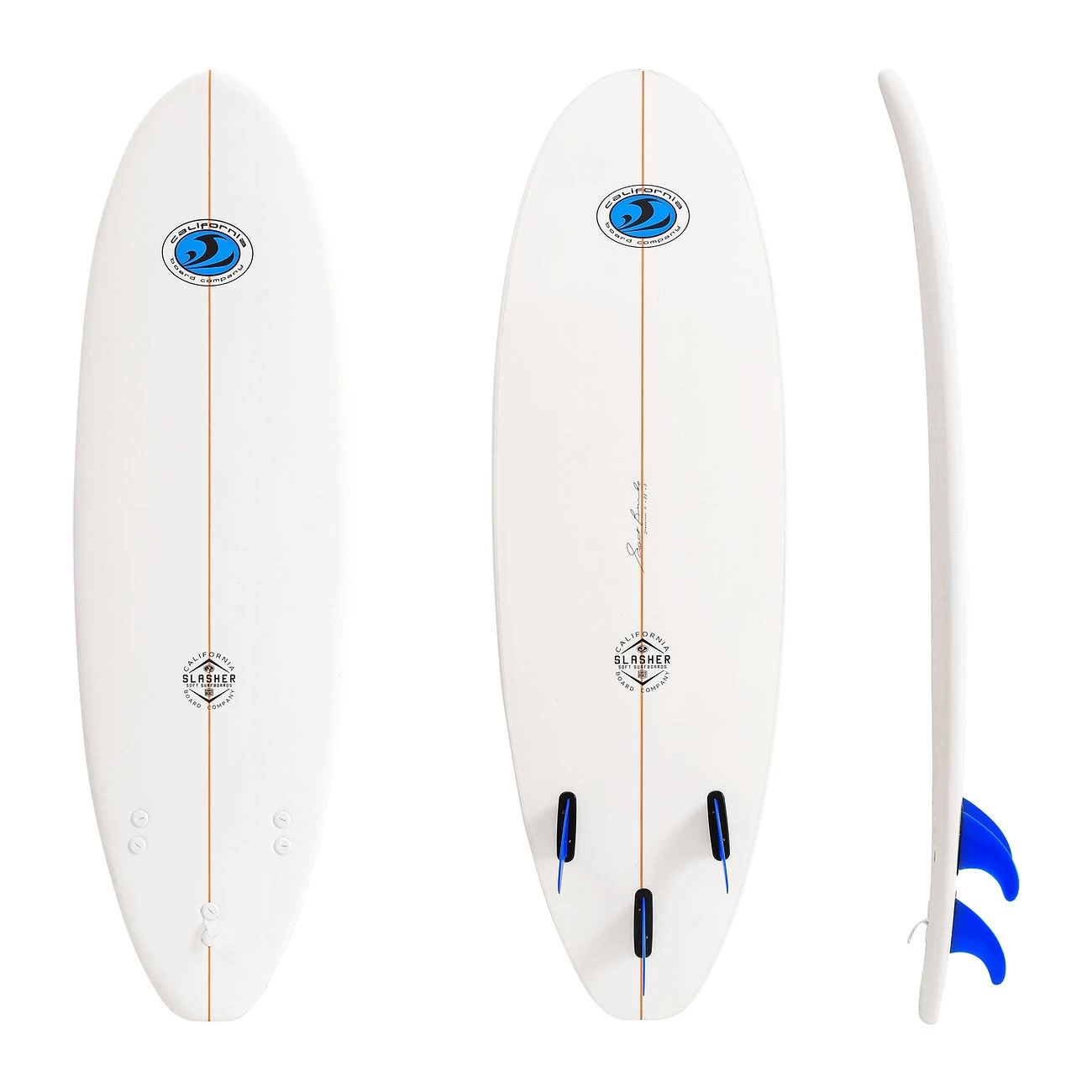 CBC - Planche De Surf En Mousse - Softboard Slasher 6'0 - White 3 CBC - Planche De Surf En Mousse - Softboard Slasher 6'0 - White