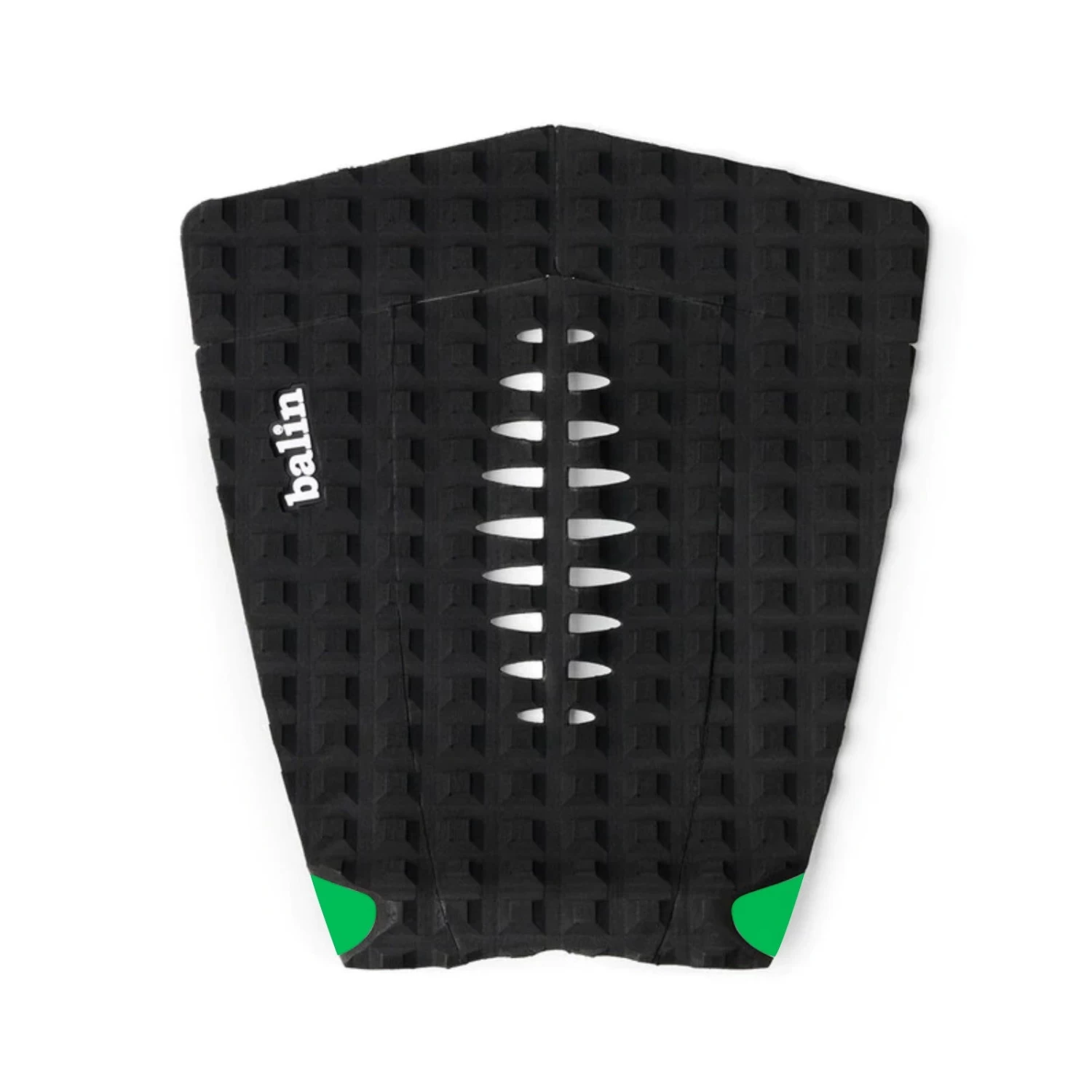 BALIN - Wide Ride Traction Pad Surf - Black / Green 3 BALIN - Wide Ride Traction Pad Surf - Black / Green