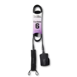 BALIN - Leash Surf - Cyclone (7.4mm) - Noir -Board Sport Soldes 17024