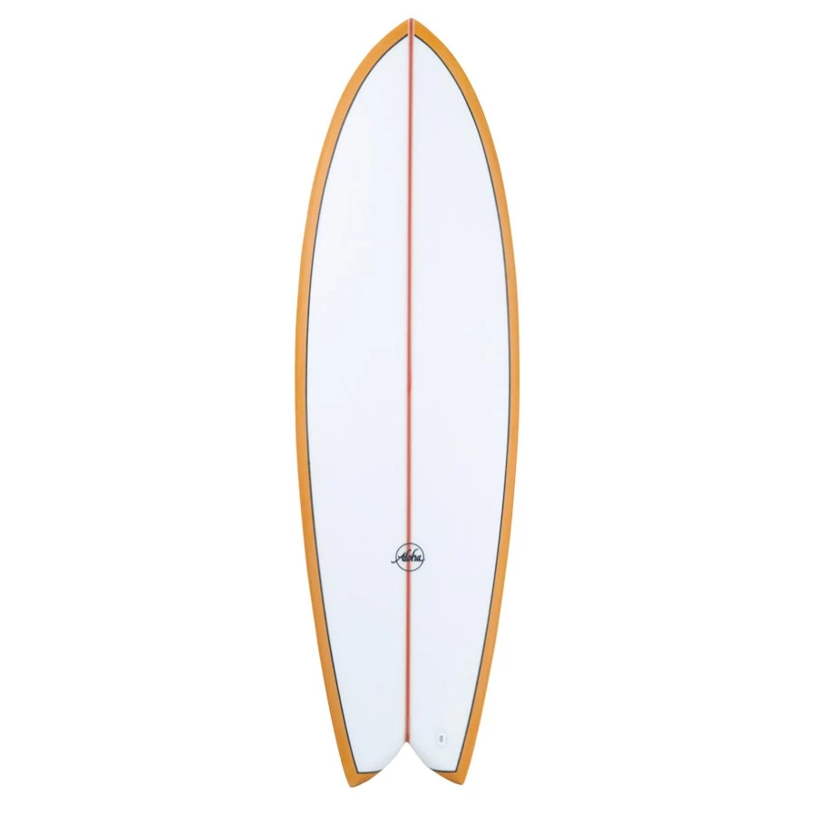 Aloha Surfboards - Keel Twin PU PVCP Mustard - 5'9 - Futures 3 Aloha Surfboards - Keel Twin PU PVCP Mustard - 5'9 - Futures