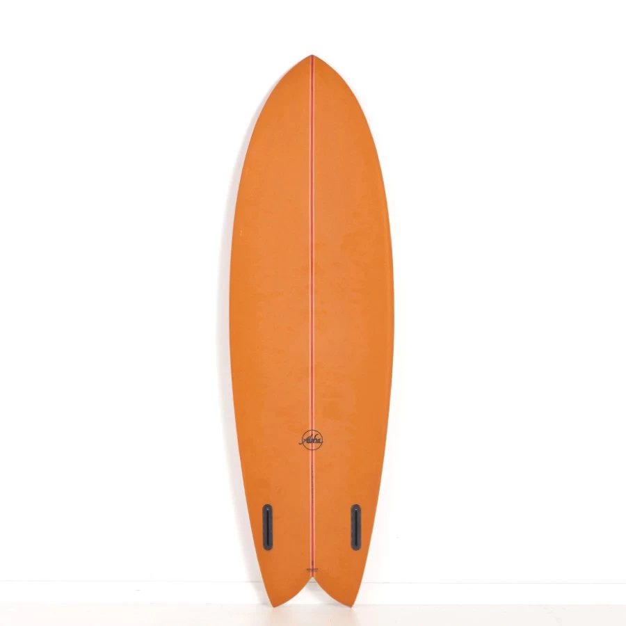 Aloha Surfboards - Keel Twin PU PVCP Mustard - 5'9 - Futures 4 Aloha Surfboards - Keel Twin PU PVCP Mustard - 5'9 - Futures – Image 2