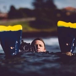 DA FIN - Palmes Bodyboard Et Bodysurf - Navy / Yellow -Board Sport Soldes 17178