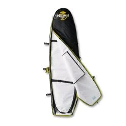 BALIN - Housse De Voyage 1-3 Planches - Coffin Triple Wheeler 10mm - Black / Orange