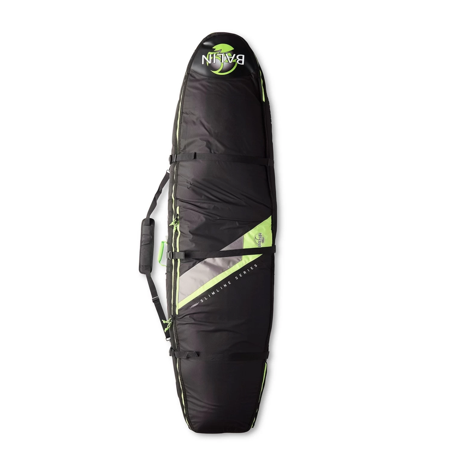 BALIN - Housse De Voyage 1-3 Planches - Coffin Triple Wheeler 10mm - Black / Green 4 BALIN - Housse De Voyage 1-3 Planches - Coffin Triple Wheeler 10mm - Black / Green – Image 2