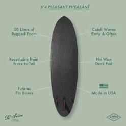 ALMOND Surfboards - R-Series 6'4 - Chart -Board Sport Soldes 17573