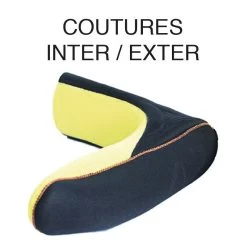 WETTY - Chaussons Neoprene Surf - Barefoot - 5mm - Black -Board Sport Soldes 17586