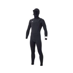 VOLTE - Supreme 5/4 Chest Zip Hooded - Black