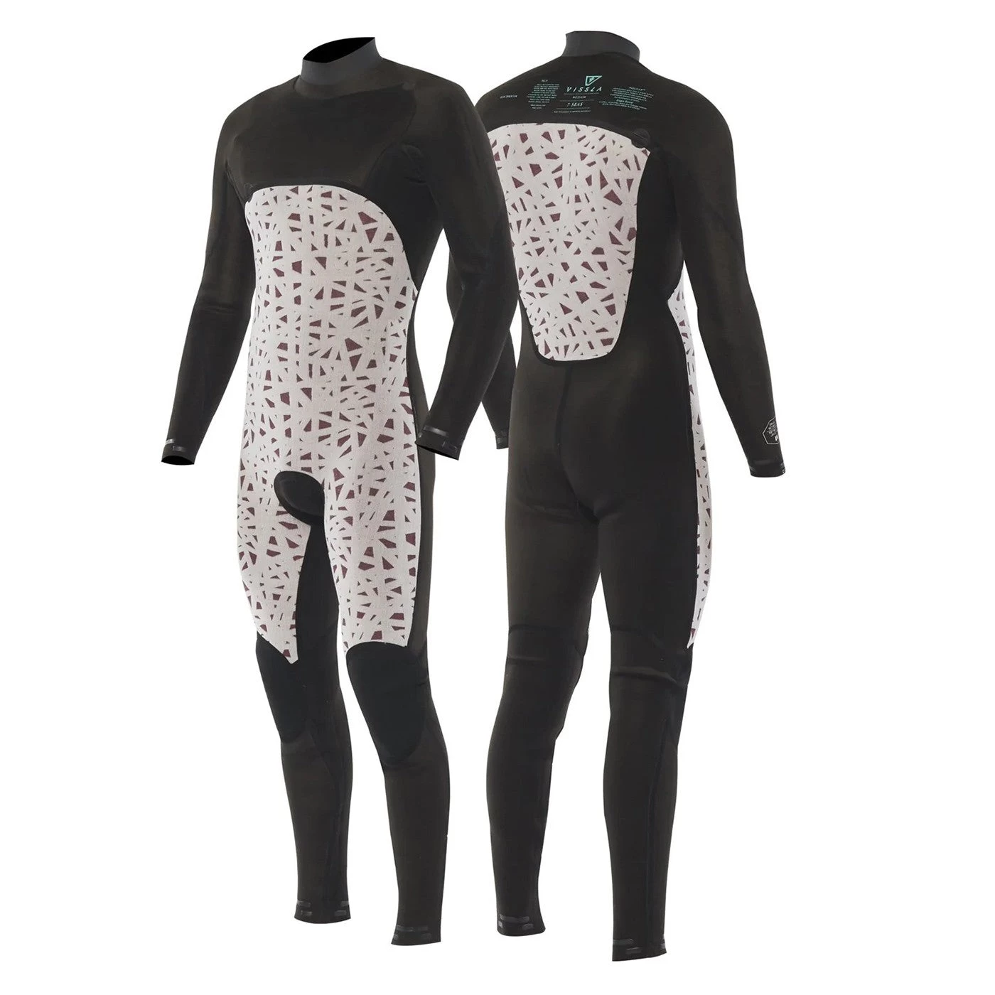 VISSLA - 7SEAS Fullsuit - 4/3MM - Black 4 VISSLA - 7SEAS Fullsuit - 4/3MM - Black – Image 2