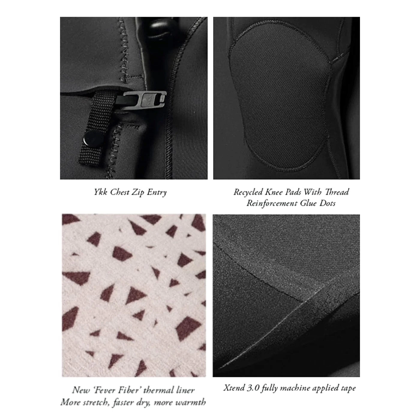 VISSLA - 7SEAS Fullsuit - 4/3MM - Black 5 VISSLA - 7SEAS Fullsuit - 4/3MM - Black – Image 3