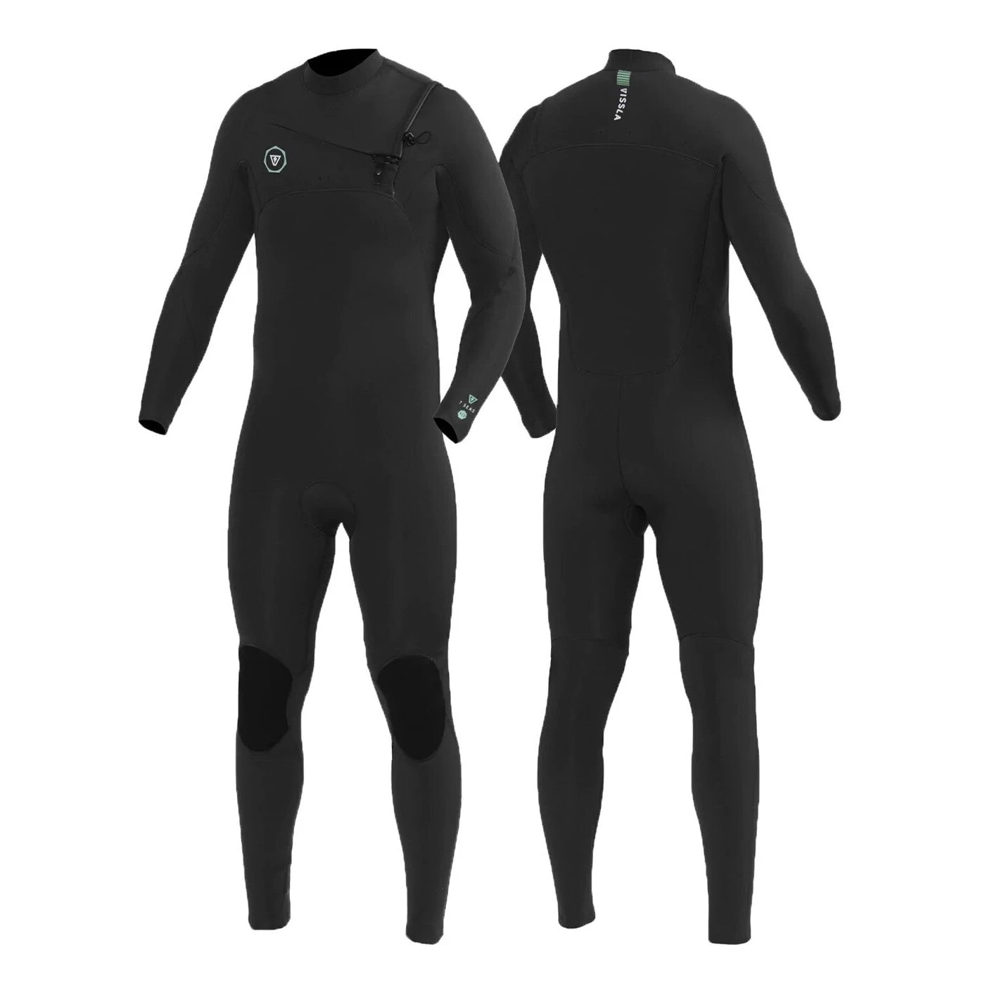 VISSLA - 7SEAS Fullsuit - 4/3MM - Black 3 VISSLA - 7SEAS Fullsuit - 4/3MM - Black