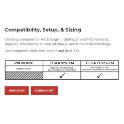 Spark - Ibex ST Crampons (Paire) - Wide - Black -Board Sport Soldes 18062