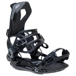SP BINDINGS - Fixations Snowboard - Private 2025 (Entrée Arrière) - Black