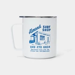 Almond Surfboards X MiiR - Insulated Service Mug - White