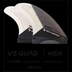 SCARFINI - VELOX CARBON Quad - Taille L (Futures)