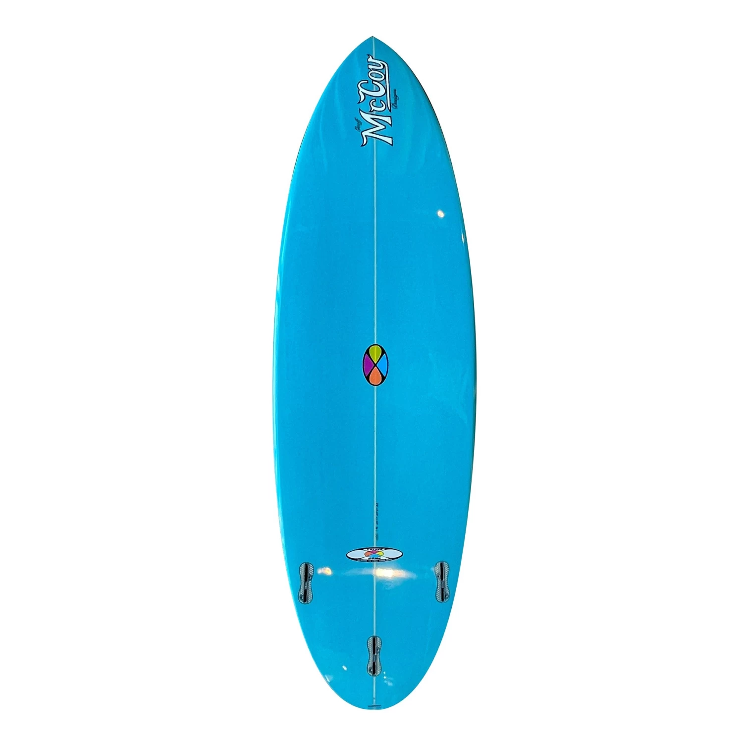 McCOY Surfboards - All Round Nugget (PU) - Blue / Yellow - 5'8 3 McCOY Surfboards - All Round Nugget (PU) - Blue / Yellow - 5'8