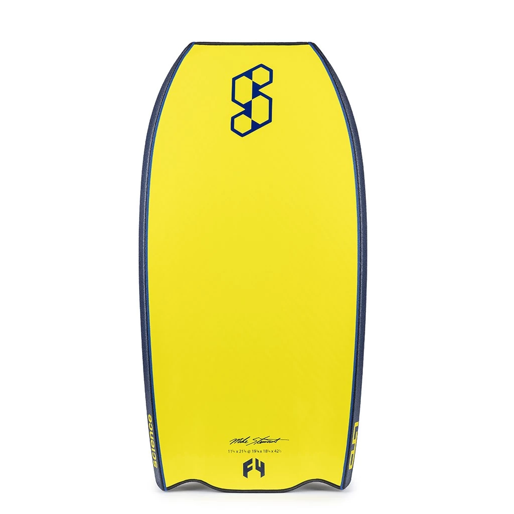 Science Bodyboard - Style LTD Flat Bat F4 PP - Midnight Blue / Yellow 4 Science Bodyboard - Style LTD Flat Bat F4 PP - Midnight Blue / Yellow – Image 2