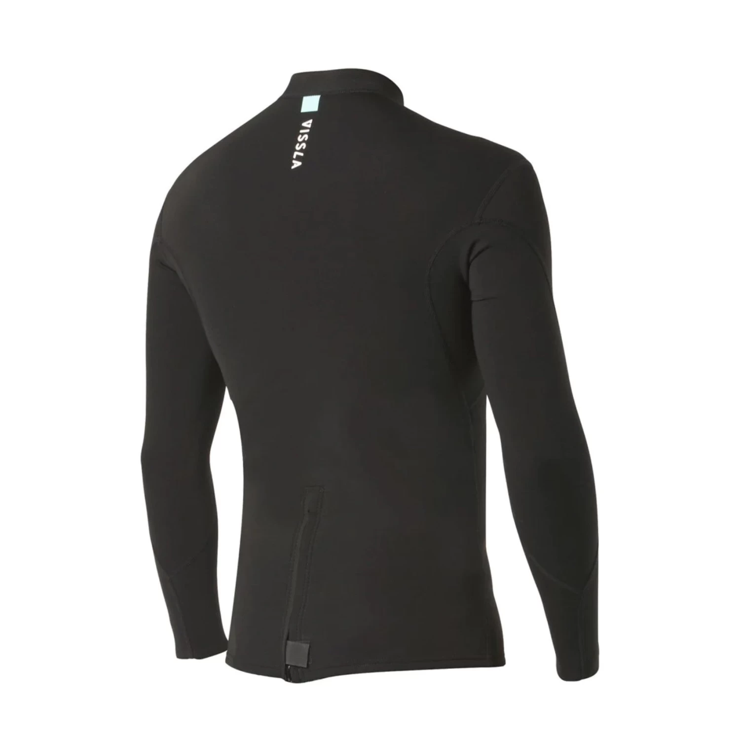 VISSLA - 7SEAS Long Sleeves Back Zip Jacket - 1MM - Black 4 VISSLA - 7SEAS Long Sleeves Back Zip Jacket - 1MM - Black – Image 2